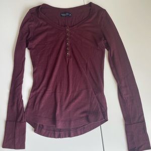 Abercrombie & Fitch cozy Henley, M